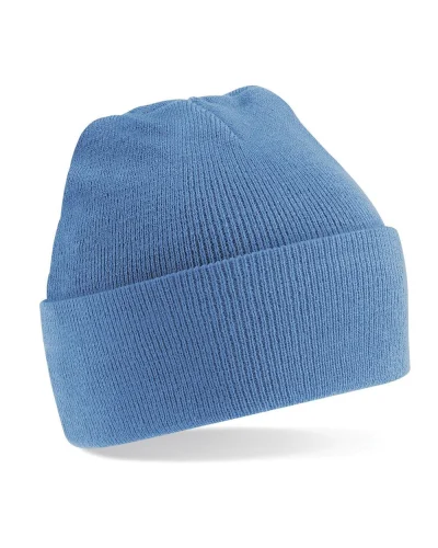 Berretto  con risvolto, 100% poliacrilico, taglia unica Sky blue