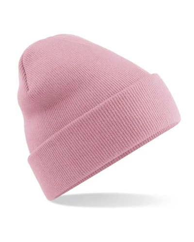 Berretto  con risvolto, 100% poliacrilico, taglia unica Dusky Pink