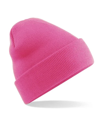 Berretto  con risvolto, 100% poliacrilico, taglia unica True Pink