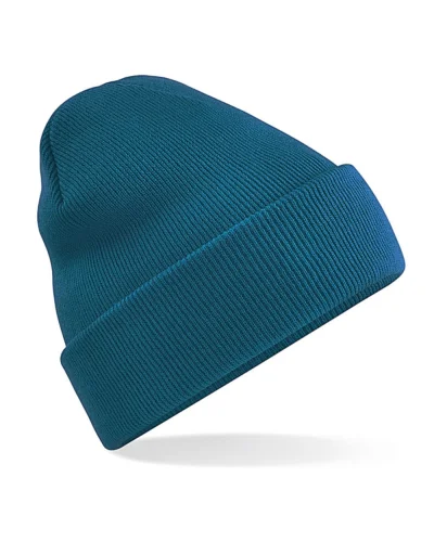 Berretto  con risvolto, 100% poliacrilico, taglia unica Teal