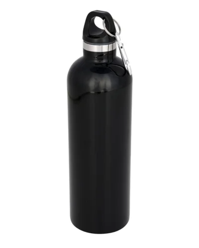 Borraccia termica Atlantic 530ml inox doppia parete sottovuoto Nero