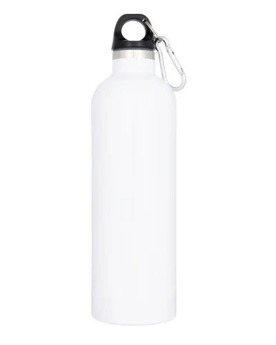 Borraccia termica Atlantic 530ml inox doppia parete sottovuoto Solido Bianco
