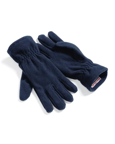 Beechfield Guanti Suprafleece Alpine Unisex Termici Poliestere French navy