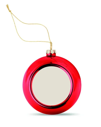 Pallina di Natale Happy Ball personalizzabile Rosso
