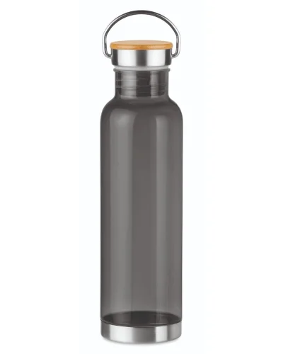 HELSINKI BASIC Bottiglia Tritan 800ml Bambù e Acciaio Antigoccia