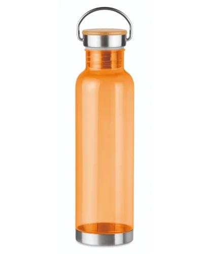 HELSINKI BASIC Bottiglia Tritan 800ml Bambù e Acciaio Antigoccia