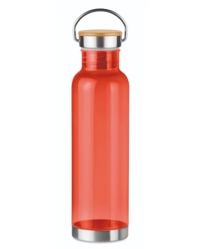 HELSINKI BASIC Bottiglia Tritan 800ml Bambù e Acciaio Antigoccia