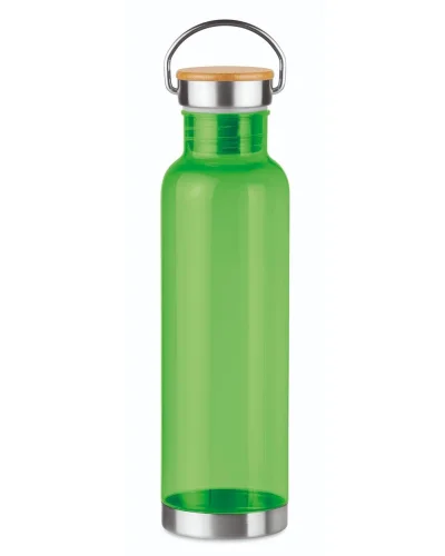 HELSINKI BASIC Bottiglia Tritan 800ml Bambù e Acciaio Antigoccia