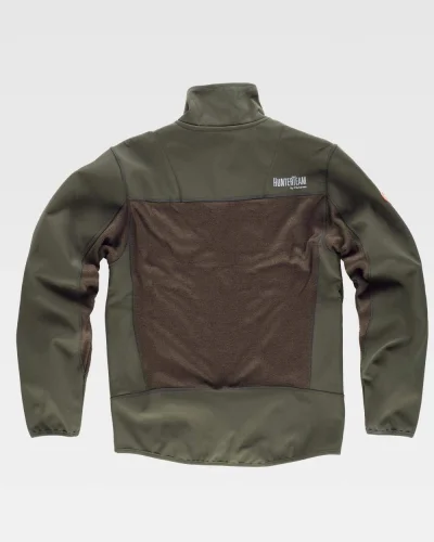 Giacca Workshell con zip e tasche multiuso
