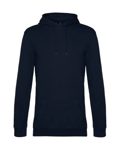 Felpa con cappuccio unisex B&C French Terry 280g Navy Blue