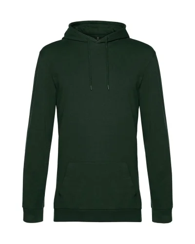 Felpa con cappuccio unisex B&C French Terry 280g Forest Green