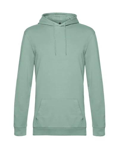 Felpa con cappuccio unisex B&C French Terry 280g Sage