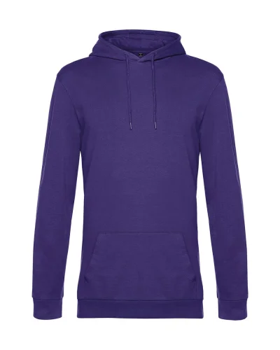 Felpa con cappuccio unisex B&C French Terry 280g Radiant purple