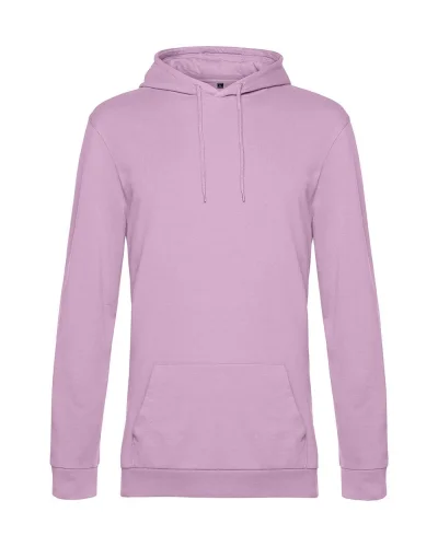 Felpa con cappuccio unisex B&C French Terry 280g Candy Pink