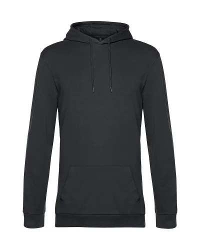 Felpa con cappuccio unisex B&C French Terry 280g Asphalt