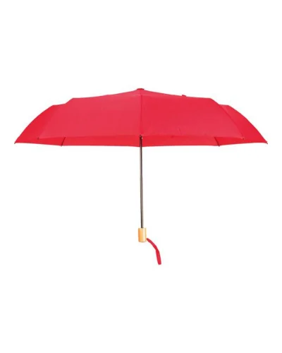 Ombrello mini windproof RPET 21" Save the Planet, manico legno