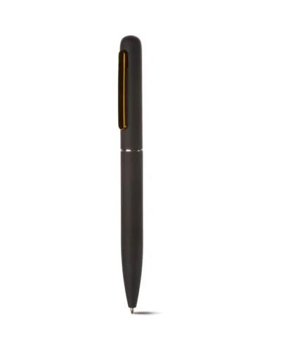 Penna a sfera in metallo elegante con scrittura scorrevole Giallo
