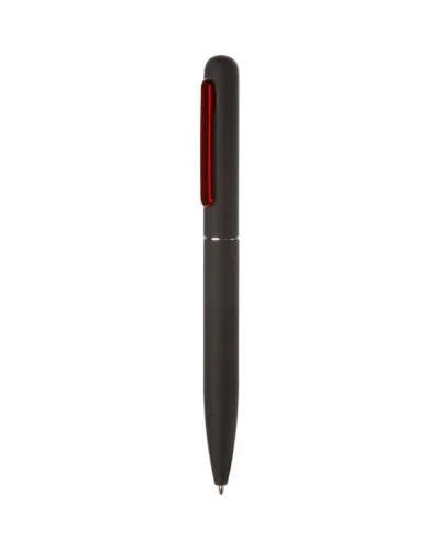 Penna a sfera in metallo elegante con scrittura scorrevole Rosso