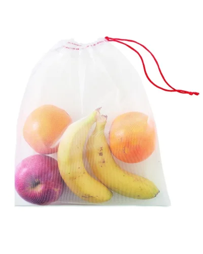 VEGGIE SET RPET 3 Sacche Spesa Lavabili | Shopper R-PET 120g/m²