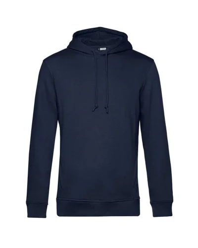 Inspire Hooded, felpa unisex con cappuccio personalizzabile Navy