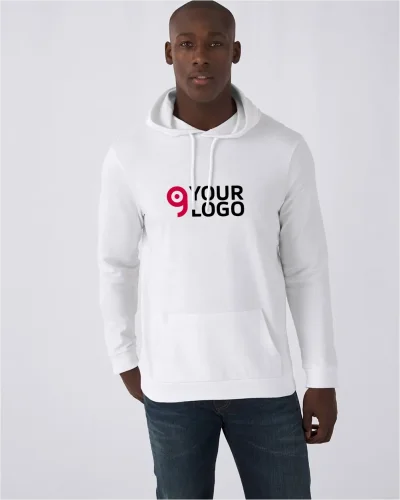 Felpa con cappuccio unisex B&C French Terry 280g