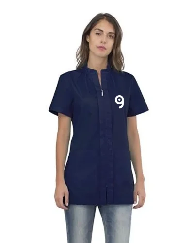 Casacca Alix Donna, 96% Cotone a Manica Corta