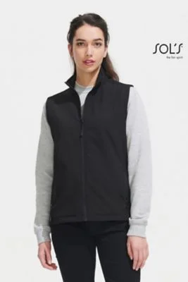 BW Women Softshell da donna, 2 tasche zip, poliestere elasticizza