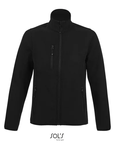 Giacca softshell uomo Radian Men impermeabile full zip nera Nero