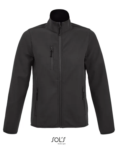 Giacca softshell uomo Radian Men impermeabile full zip nera Antracite