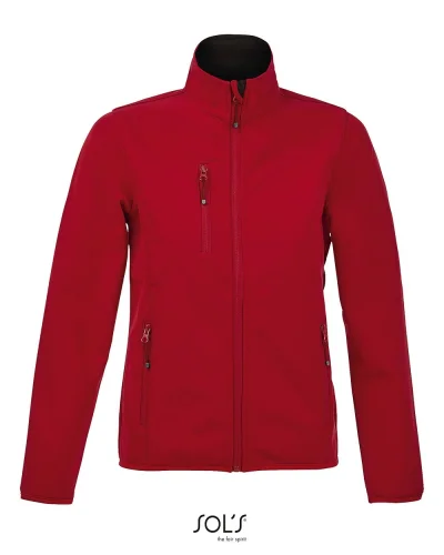 Giacca softshell uomo Radian Men impermeabile full zip nera Rosso Peperoncino
