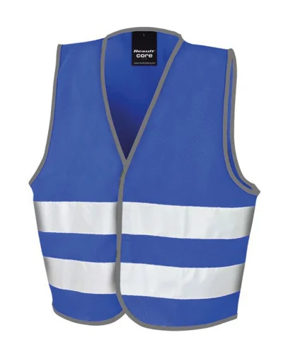 Gilet Alta Visibilità Bambino con Strisce 50mm, Poliestere
