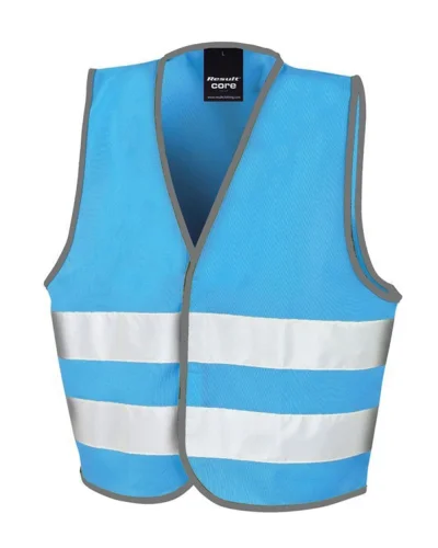 Gilet Alta Visibilità Bambino con Strisce 50mm, Poliestere