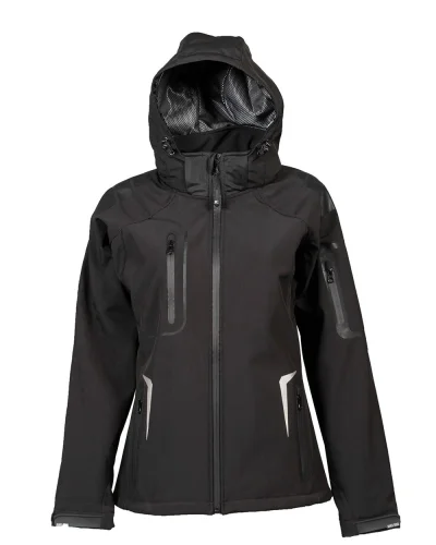 Giubbotto Donna Artic Lady Softshell Impermeabile Black