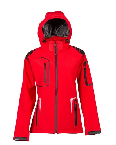 Giubbotto Donna Artic Lady Softshell Impermeabile Red