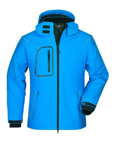 Aqua S Giacca Softshell Uomo Invernale Regular 100% Poliestere Aqua