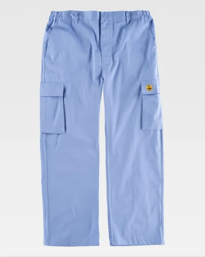 Pantaloni Ignifughi Antistatici EN1149 in Cotone