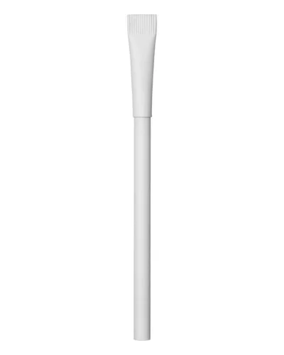 Penna a sfera Asilah in carta riciclata Bianco