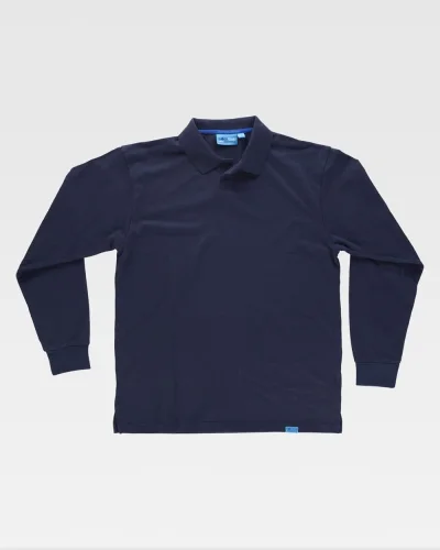 Polo Uomo  Cotone Antibatterica Manica Lunga