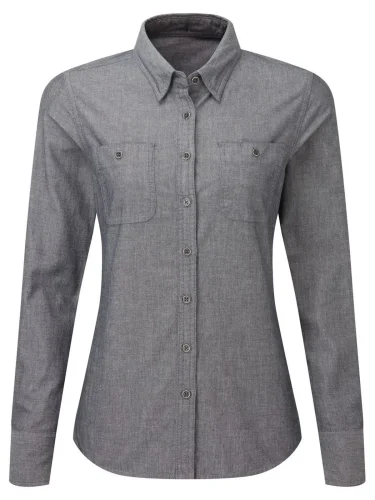 Camicia Donna Fairtrade Cotone Bio Classic Fit 160g