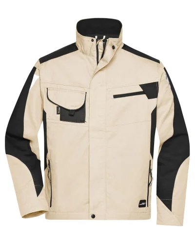 Strong Workwear Jacket nera da uomo – Resistente e confortevole