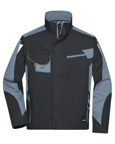 Strong Workwear Jacket nera da uomo – Resistente e confortevole