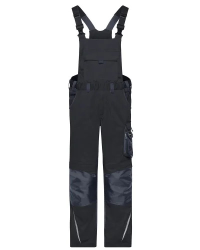 BIP Workwear Pants elasticizzati con rinforzi Cordura Black / Carbon