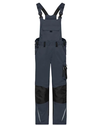 BIP Workwear Pants elasticizzati con rinforzi Cordura Carbon/Black