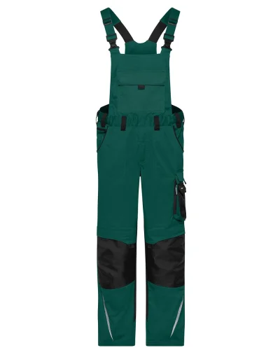 BIP Workwear Pants elasticizzati con rinforzi Cordura Dark-green/Black