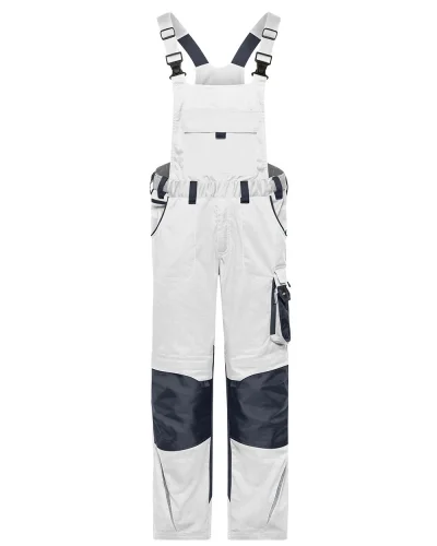 BIP Workwear Pants elasticizzati con rinforzi Cordura White/Carbon