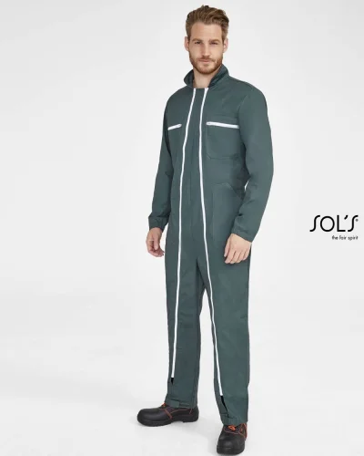 Tuta da lavoro con doppia zip