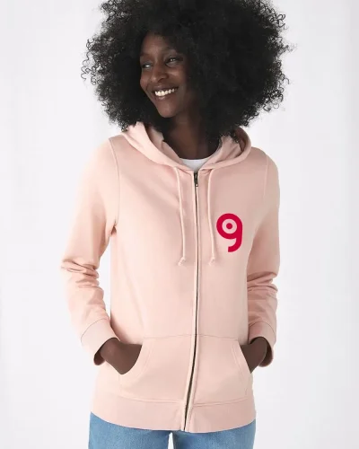 Inspire Felpa Donna con Zip, Cappuccio, 280g/m²