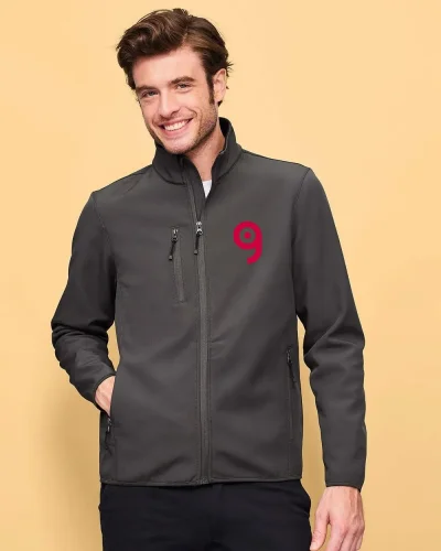 Giacca softshell uomo Radian Men impermeabile full zip nera