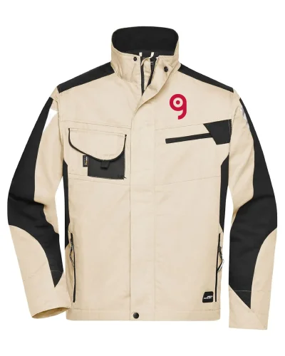Strong Workwear Jacket nera da uomo – Resistente e confortevole