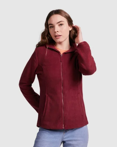 Felpa pile donna NorthIce, collo alto, 300g